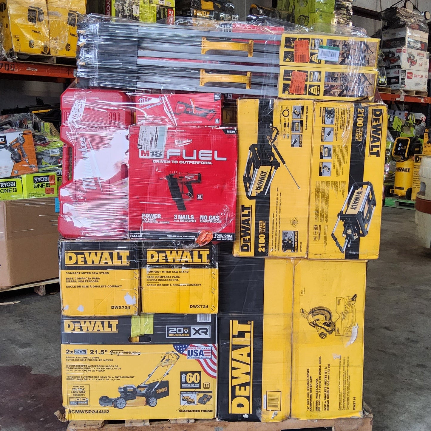 🌞Summer Sale is Heating Up!🏖️MIXED TOOLS PALLET – LOT ID: 251537 – Untested Customer Return