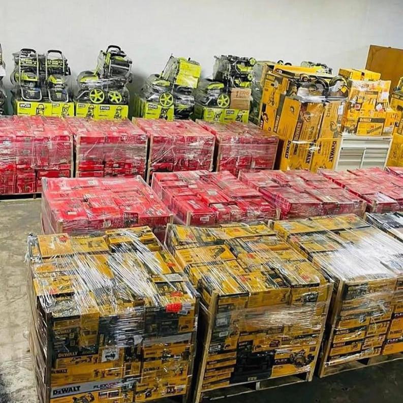 🌞Summer Sale is Heating Up!🏖️MIXED TOOLS PALLET – LOT ID: 251537 – Untested Customer Return