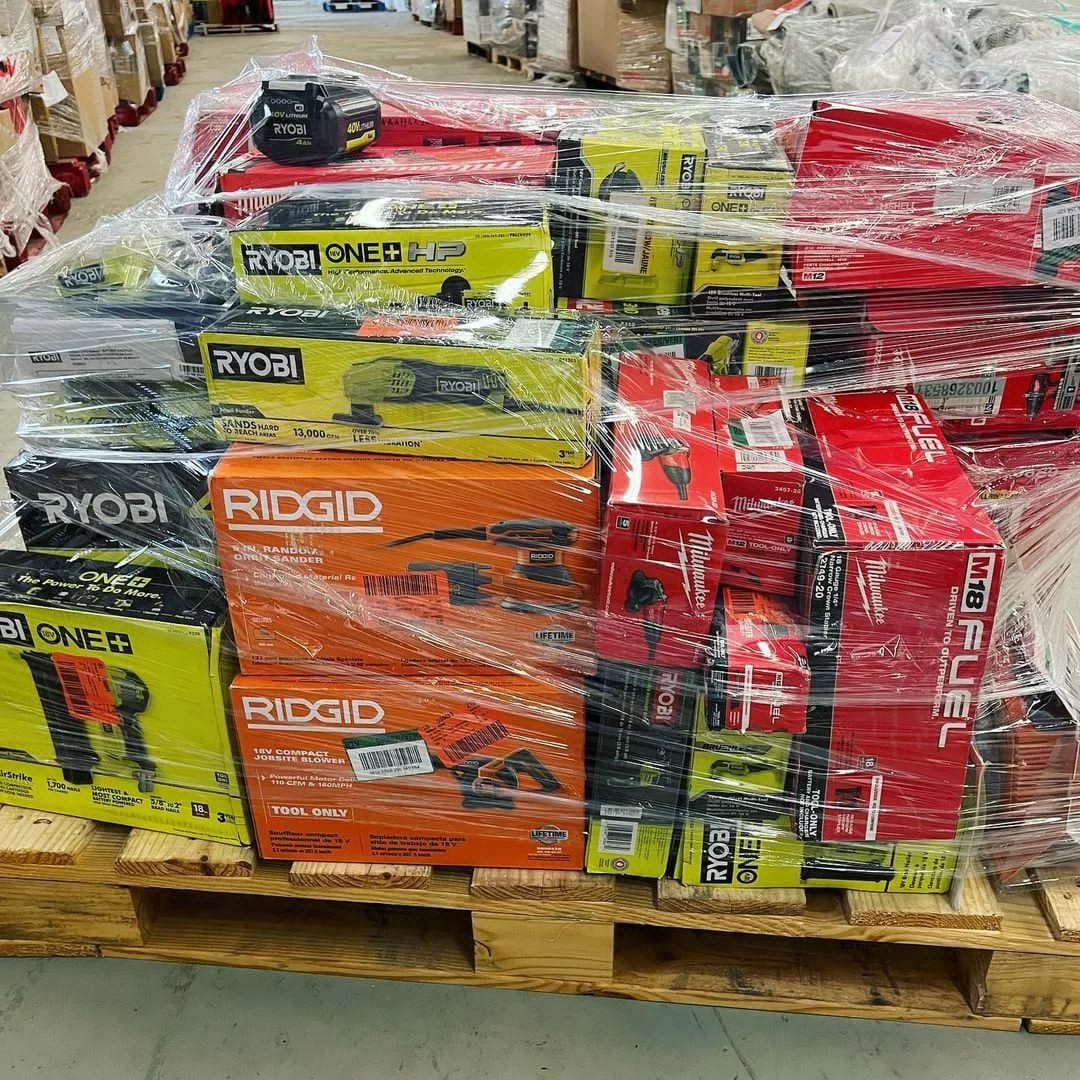 🌞Summer Sale is Heating Up!🏖️MIXED TOOLS PALLET – LOT ID: 251537 – Untested Customer Return