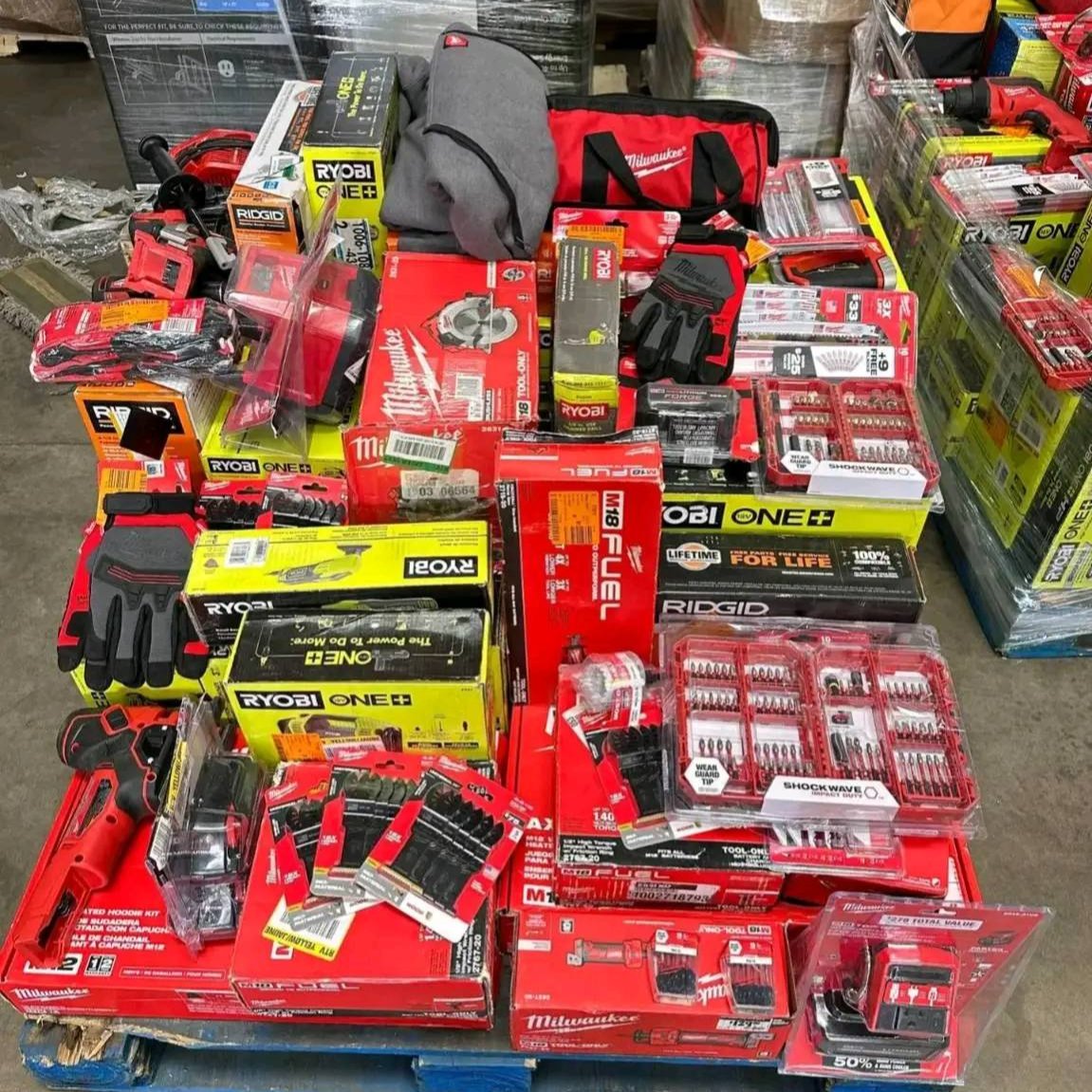 🌞Summer Sale is Heating Up!🏖️MIXED TOOLS PALLET – LOT ID: 251537 – Untested Customer Return